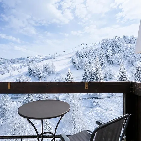 Appartement Studio, Animaux Admis, Vue Pistes - 4+1 Pers. Le Corbier